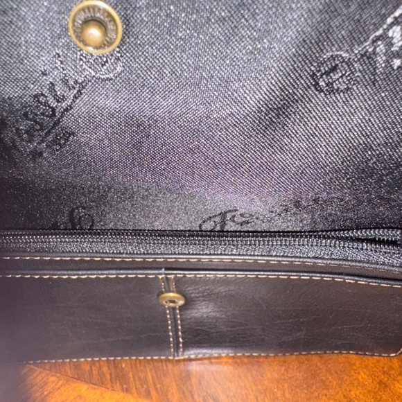 NWT FOSSIL LEATHER WALLET BLACK - Picture 8 of 9